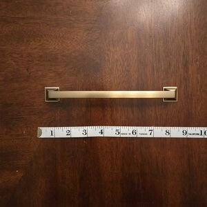 Set of 9 Brushed Bronze Handles